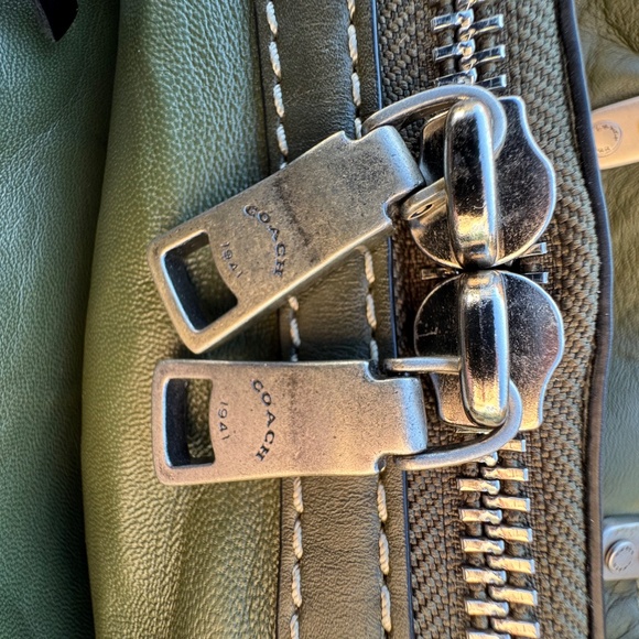 Coach 1941 Rogue 31 Fern Green Suede Fringe 86824 - Picture 15 of 16